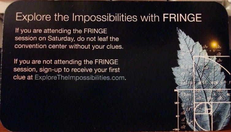 Fringe panel reminder card